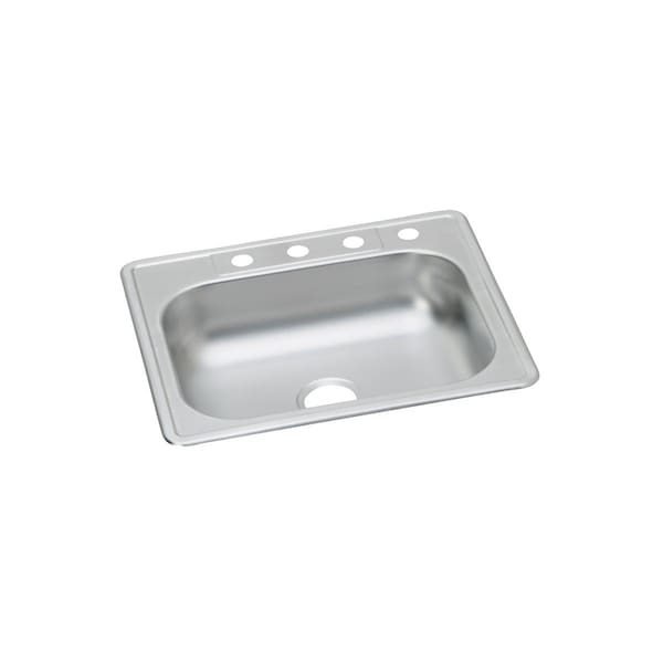 Dayton Stainless Steel 25 X 21-1/4 X 6-1/16 Single Bowl Top Mount Sink